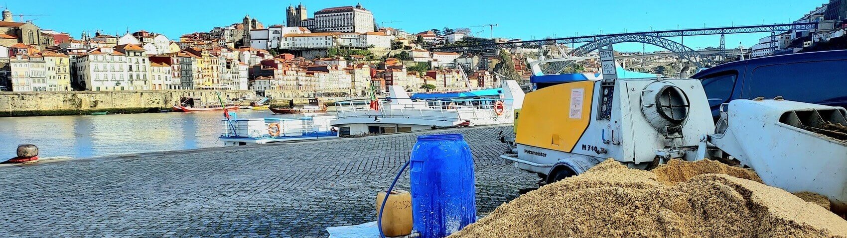 Aplicação de betonilhas e betão aligeirado em obra